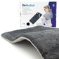 Dr Relief by SUNAID Full Back Heating Pad Fast Heating Wrap with Auto Shut Off for Back, Neck and Shoulder, Abdomen, Waist Pain Relief, Dry/Moist Option (12"x24", Gray)