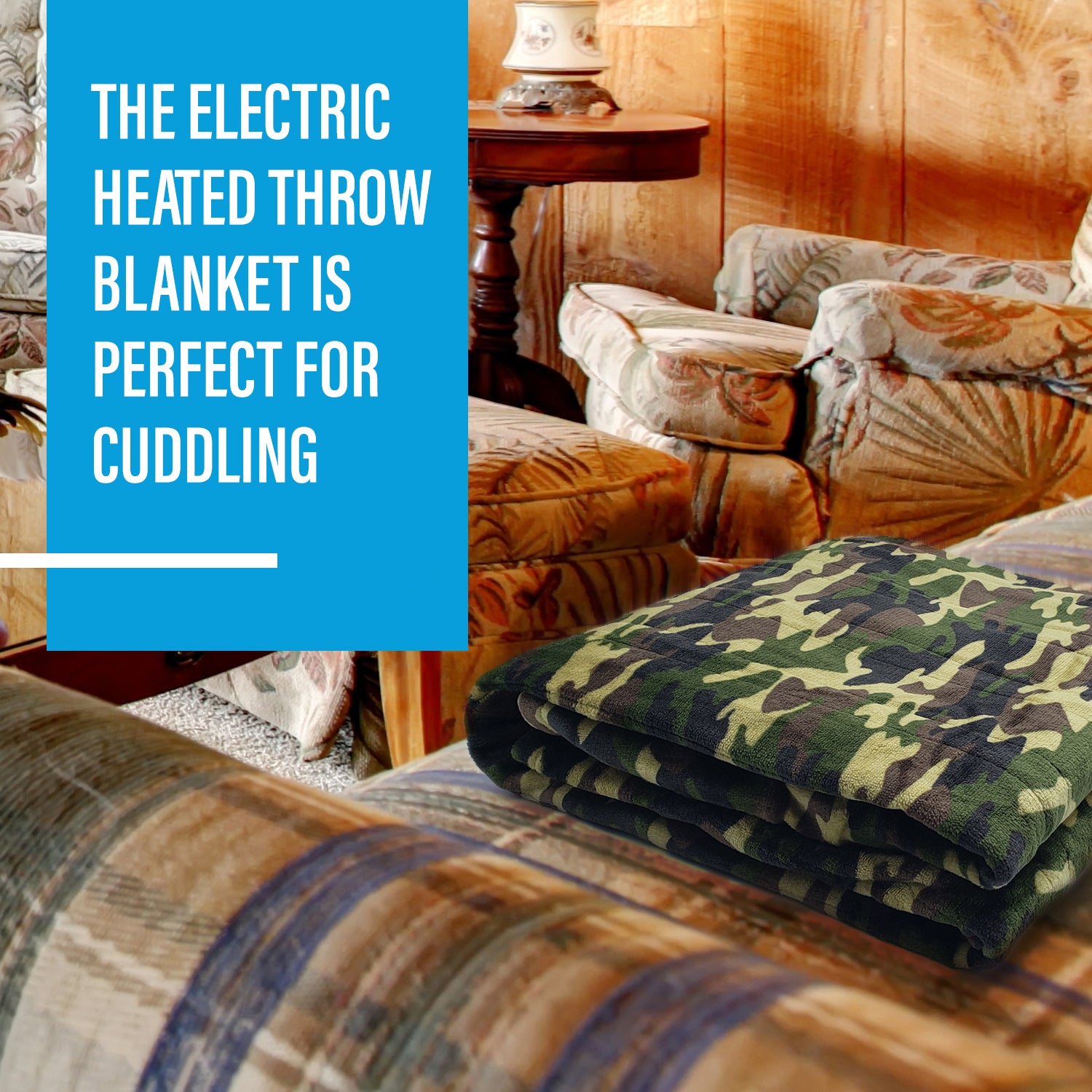 Electric heated throw discount blanket